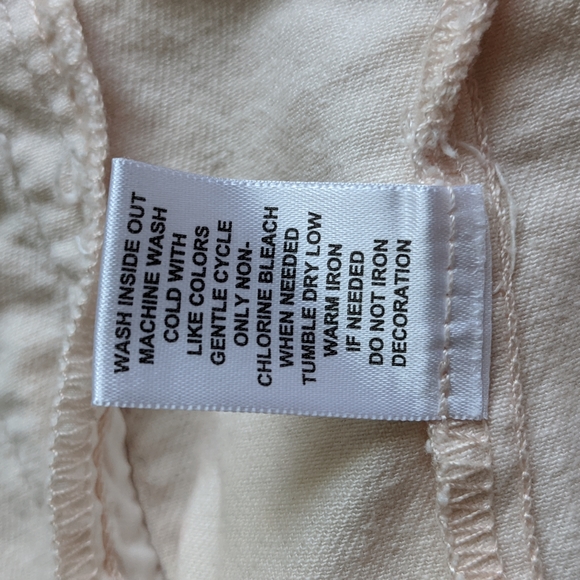 ELLE Women's XS Light Pink Button-up Jean Jacket - Picture 11 of 11